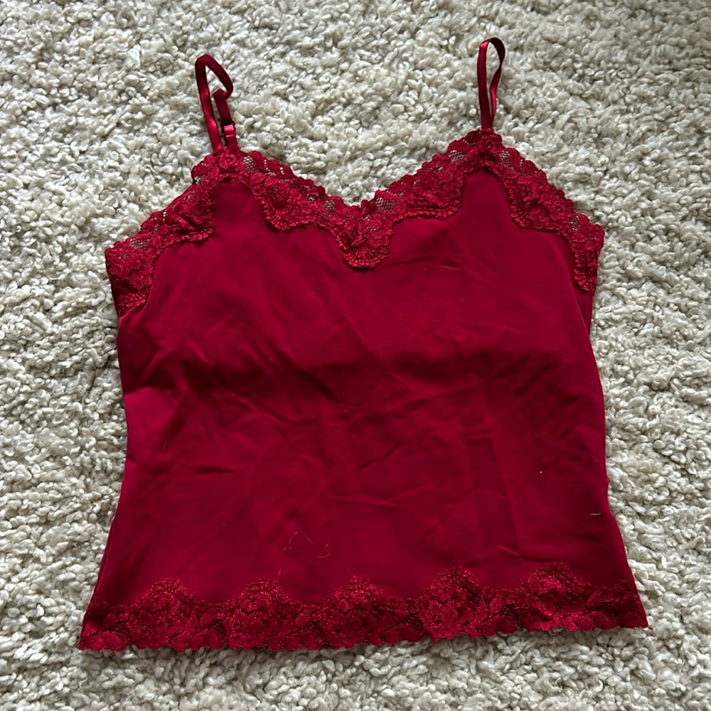 Vintage lace tank top